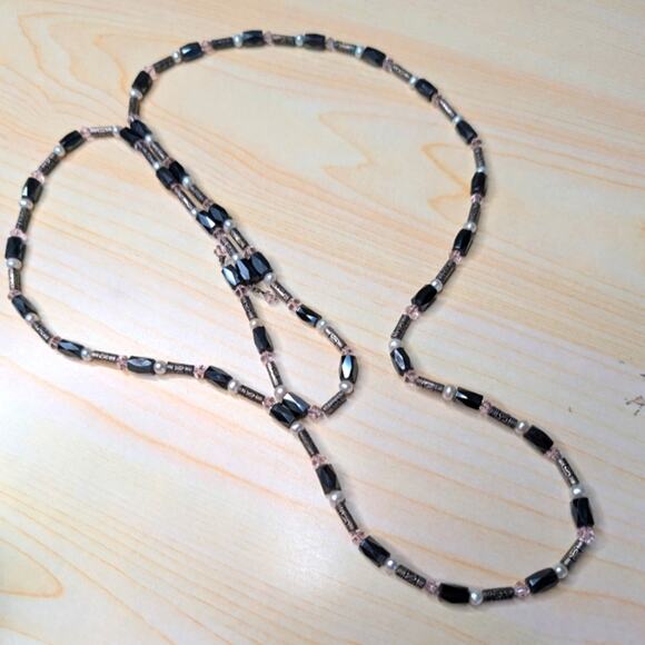 Metallic Magnetic Beaded Necklace or Bracelet - Picture 4 of 6